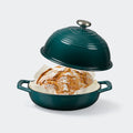Overmont 6QT Cast Iron Bread Dutch Oven Multicolor