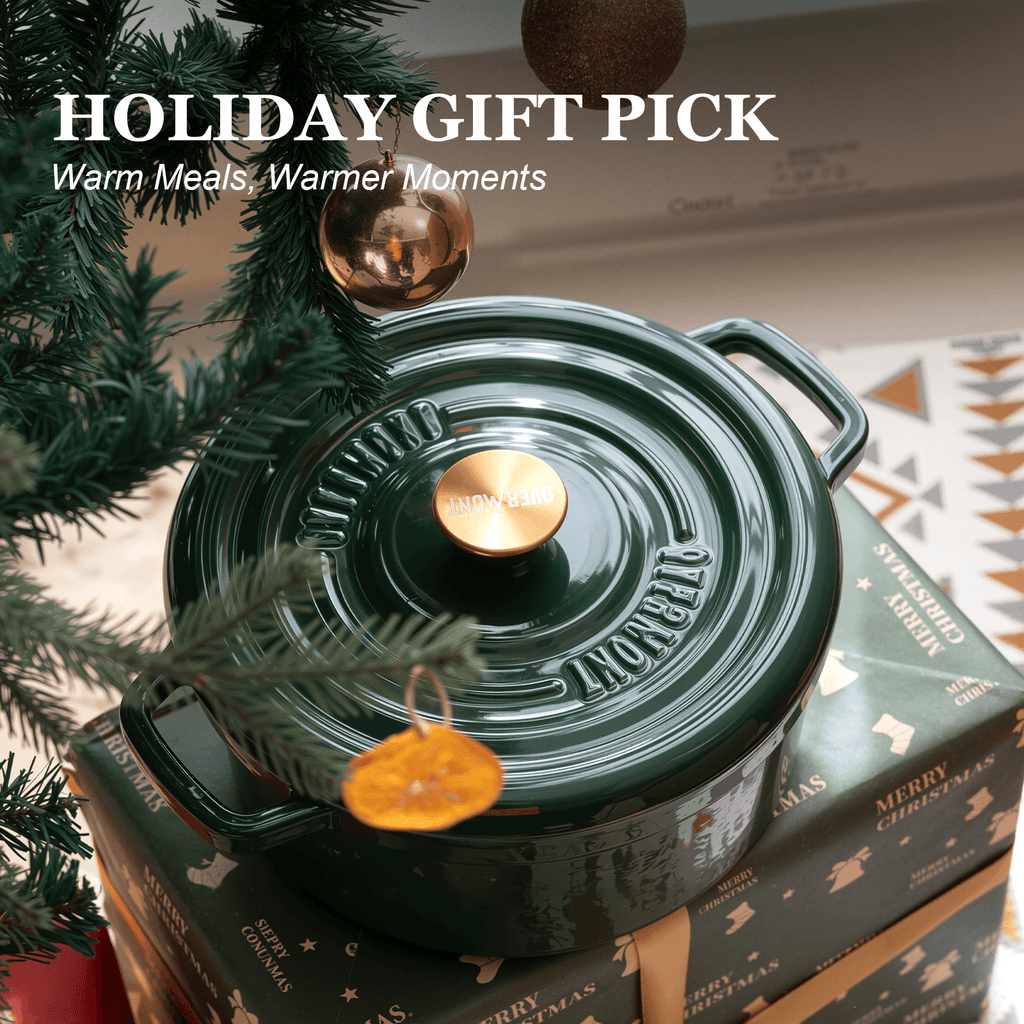 Overmont 5QT Enameled Cast Iron Dutch Oven Multicolor